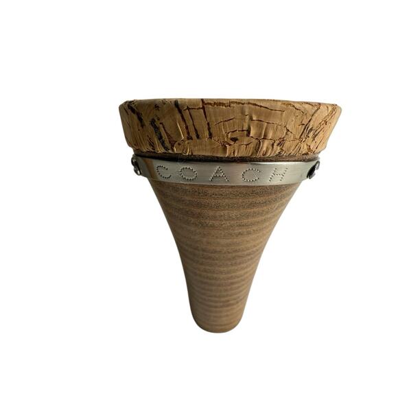 COACH Adrienn Strappy Slingback Block Heel Sandals Woven White Leather Size 9.5 - Picture 10 of 11